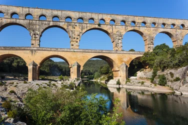 Pont du Gard, Romeins aquaduct, Frankrijk